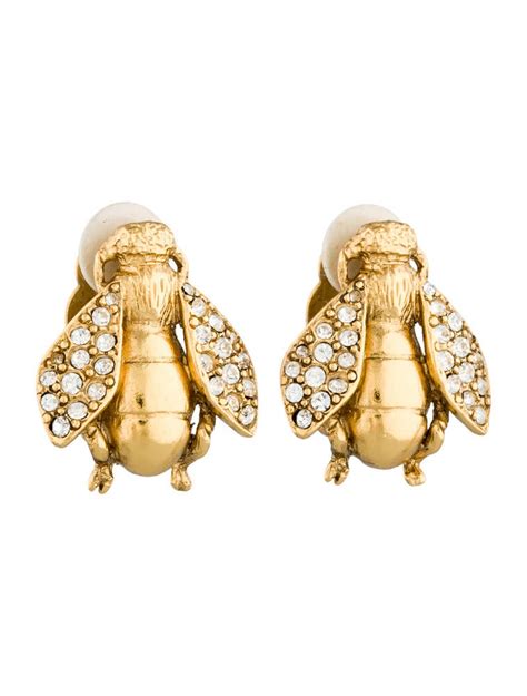 dior bumble bee earrings|Christian Dior Bumble Bee Earrings .